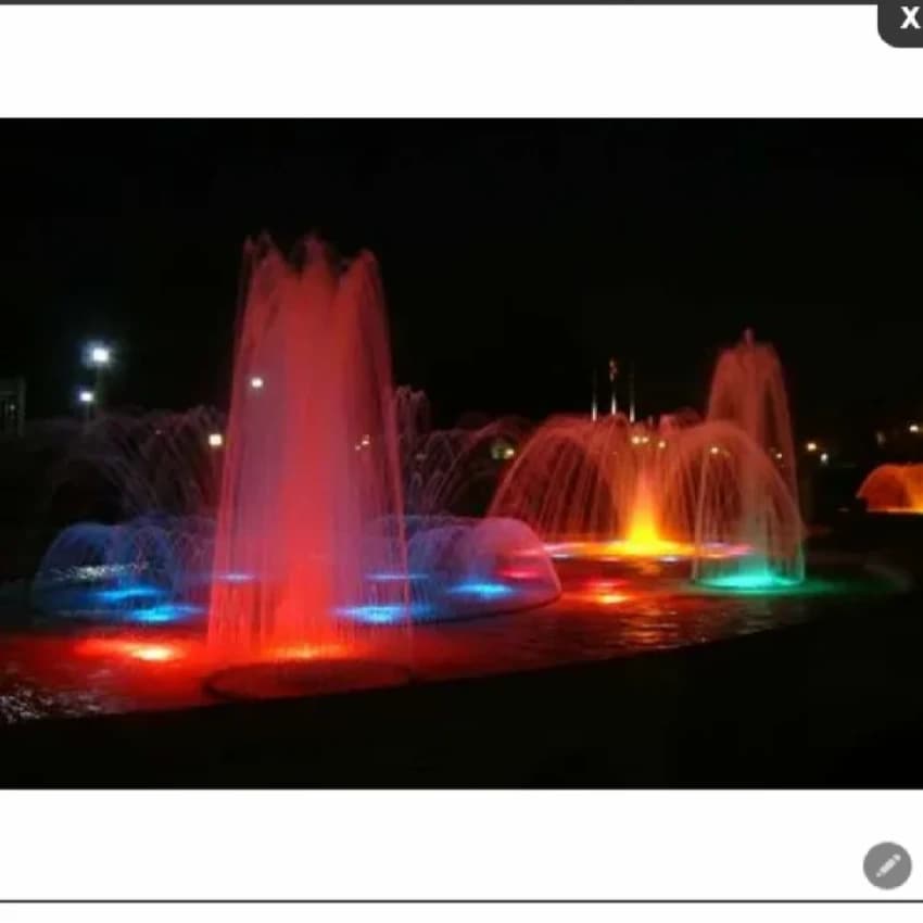 FRP Multicolor Dome Jet Fountain