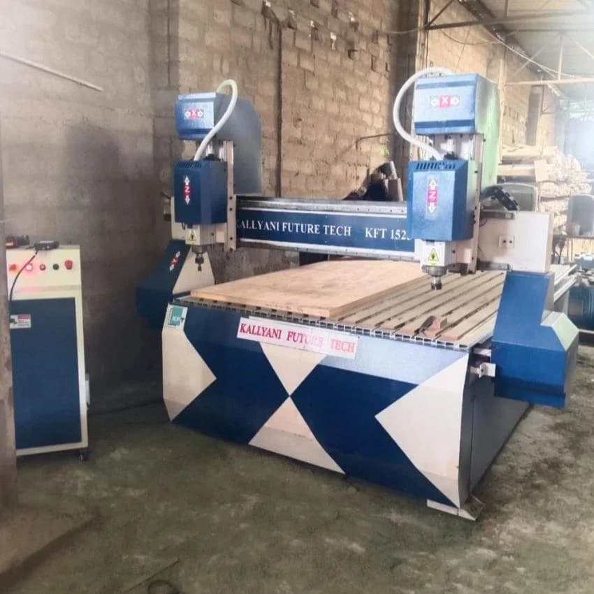 CNC Router Double Head 1825 A3 Machine, 6 kW