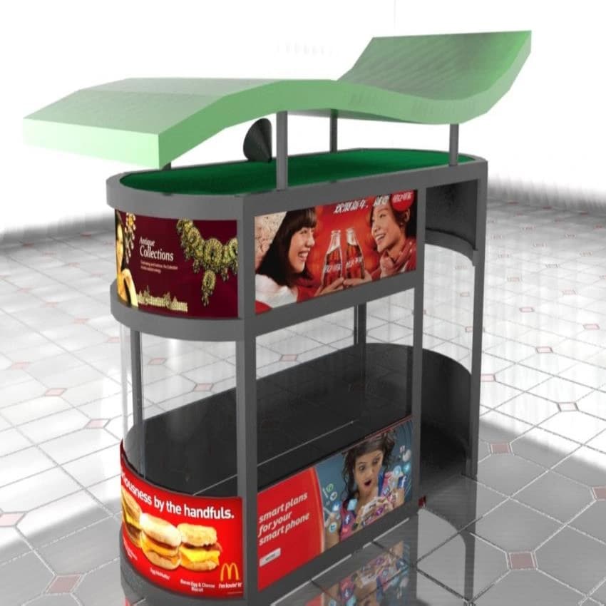 Oval Traffic Booth