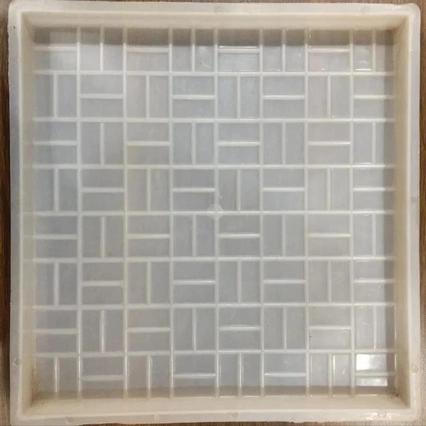 Silicone and Rubber Square Chequered Tile Moulds