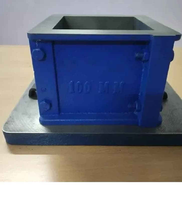 Two Part Cast Iron Cube Mould - 150mm (BS 1881)