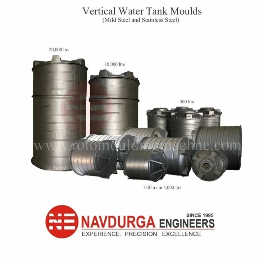 Mild Steel And Stainless Steel Vertical Water Tank Mould