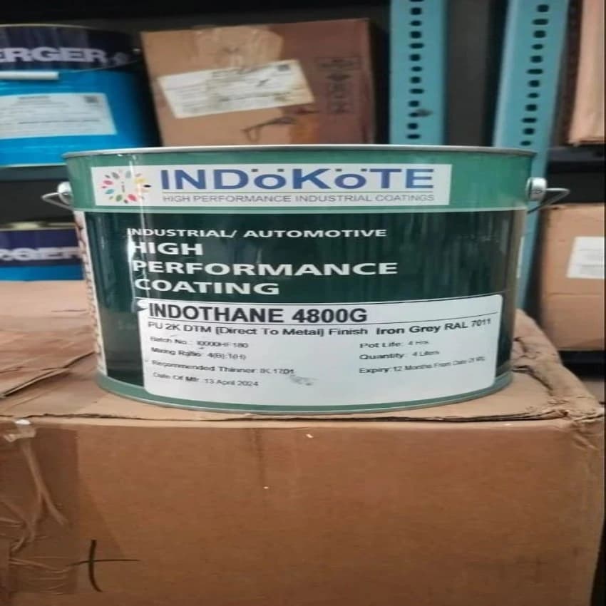 Nippon Indothane 4800G Iron Grey Epoxy Primer Paint, For Floors