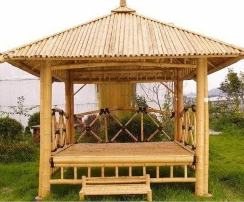 Garden Bamboo Gazebo, For Commercial Or Residential