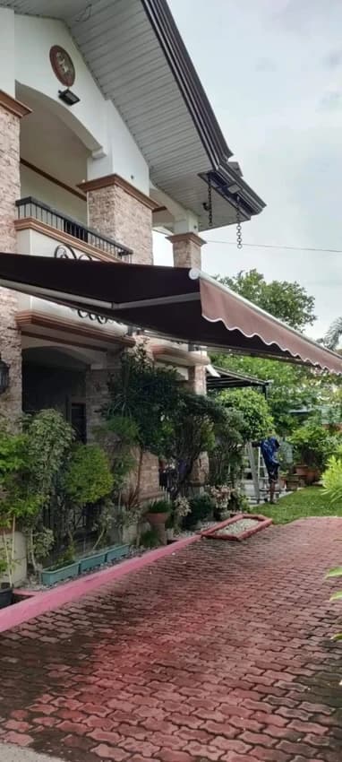 Retractable Awning, Fabric Material: PVC Coated Fabric