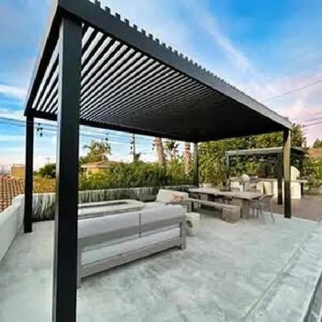 pergola design on roof