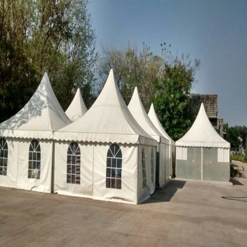 Polyester White Gazebo Canopy Tent, For Outdoor