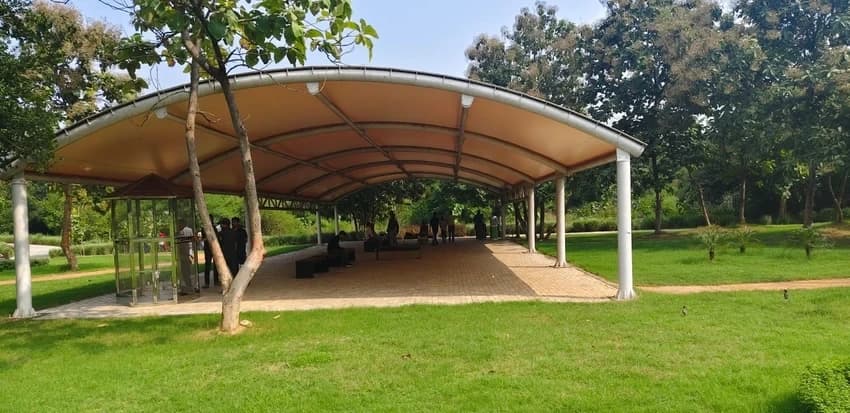 Walkway Tensile Structure