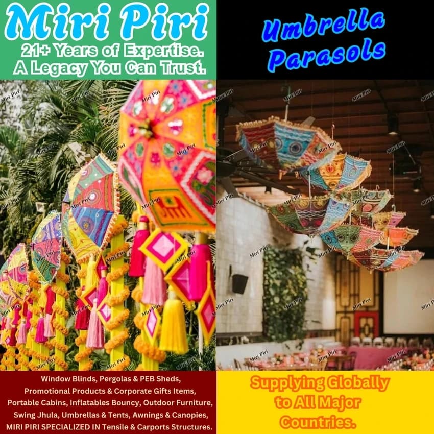 1 Fold Polyester Decorative Umbrellas For Weddings