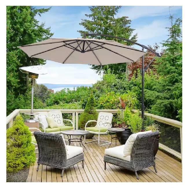 Octagon Umbrella Garden Sit Out