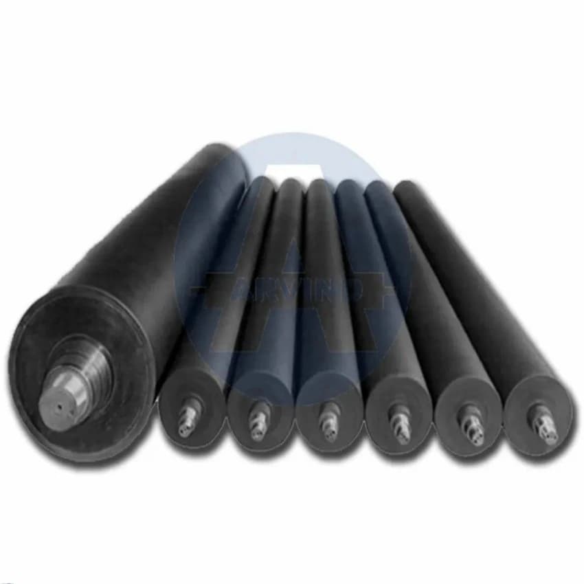 Rubber Textile Roller, Size: 100mm To 6000 Mm