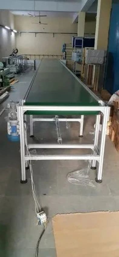 Ritika Mild Steel Belt Conveyors, Capacity: 1-50 kg per feet, Material Handling Capacity: 300 kg