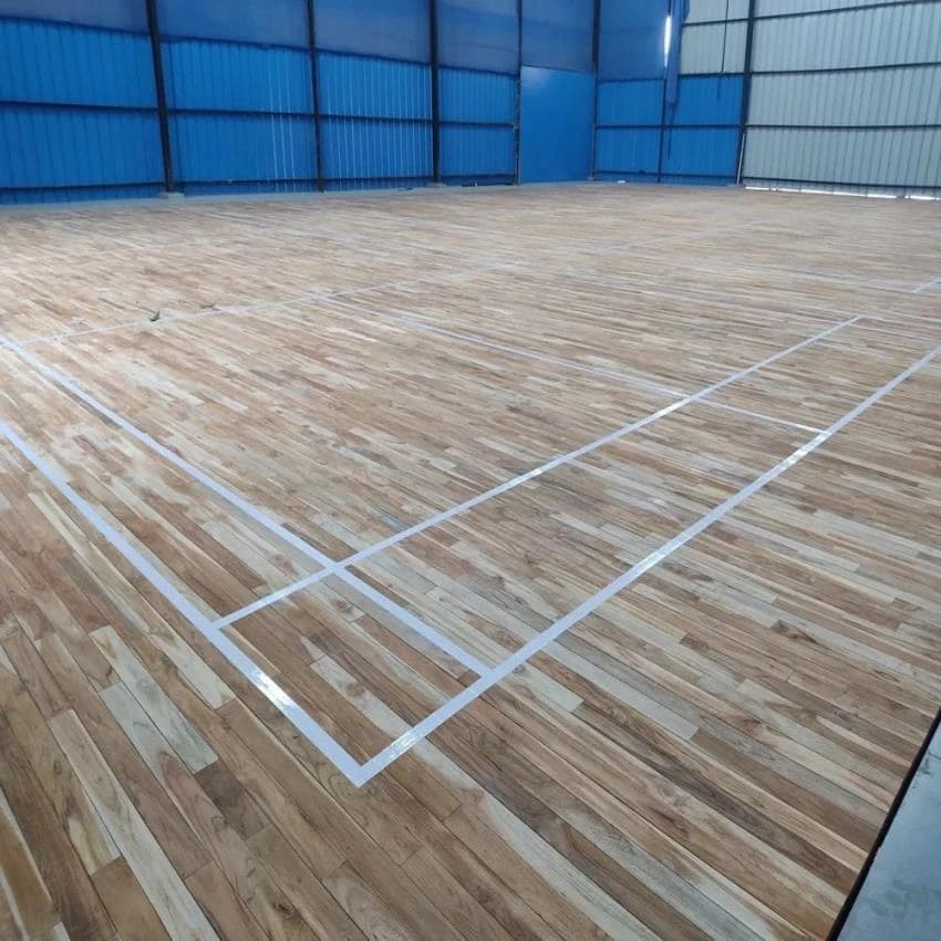 Imported Brown Teak Wooden Flooring, Surface Finish: Matte, Thickness: 77mm