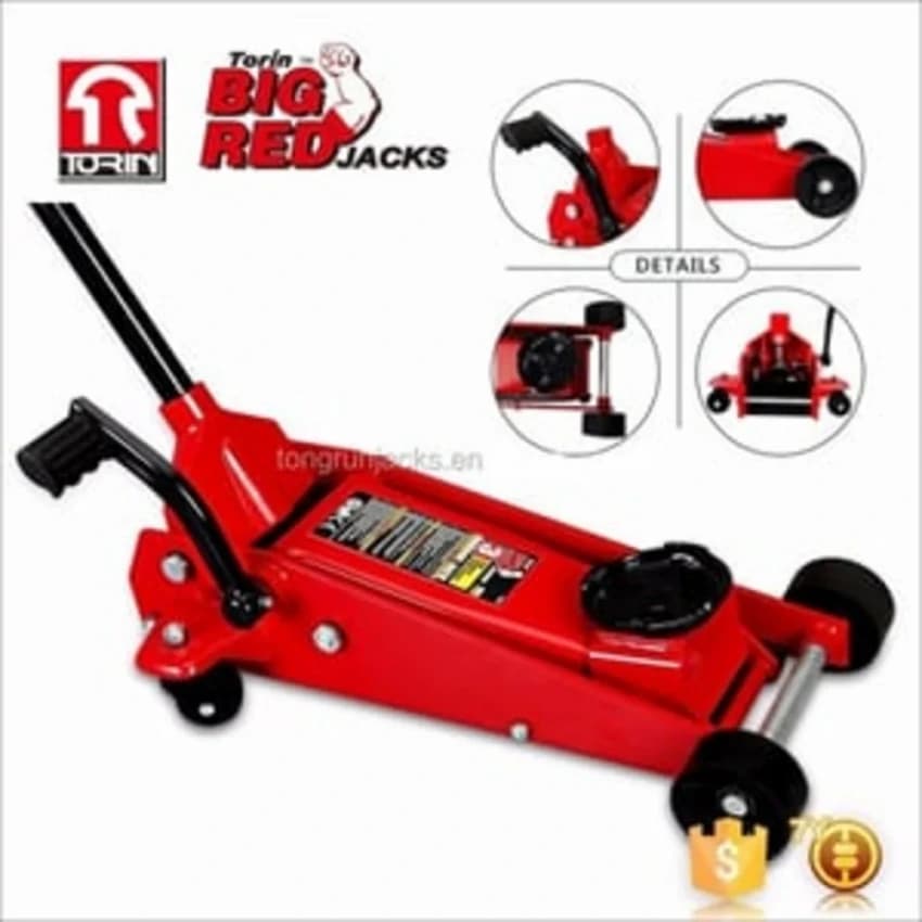 Mild Steel Light Vehicle Torin Hydraulic Trolley Jack 3.5 Ton Model:t83502, 145mm, Size/Dimension: 685x346x180