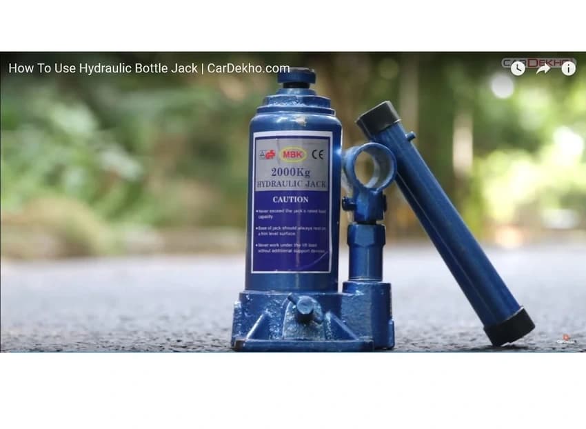 Mild Steel Heavy Vehicle Swaraj Hydraulic Bottle Jack, For Car Lifting, Capacity: 1 Ton