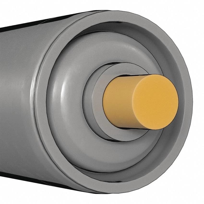 150-200 mm Mild Steel Aluminum Idler Rollers, MS, Roller Length: 2000 mm
