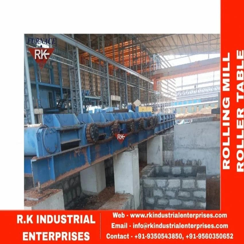 Steel plant Roller table