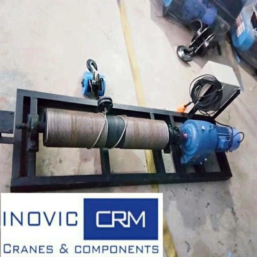Mild Steel International Winch Machine, Capacity: 1 to 10 Ton