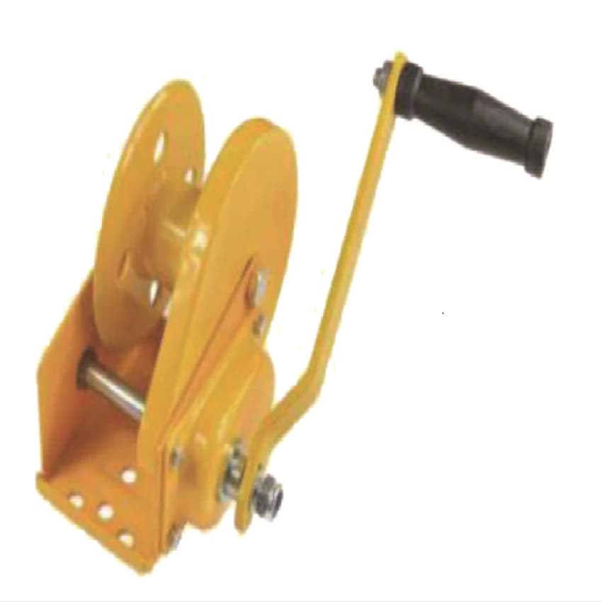 4G Hand Cast Iron Manual Brake Winch, For Industrial
