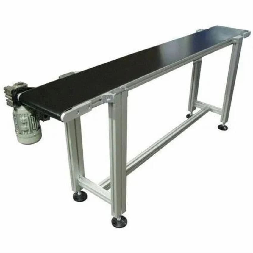 Stainless Steel Belt SS Conveyor Systems, Capacity: 150 Kg/Feet