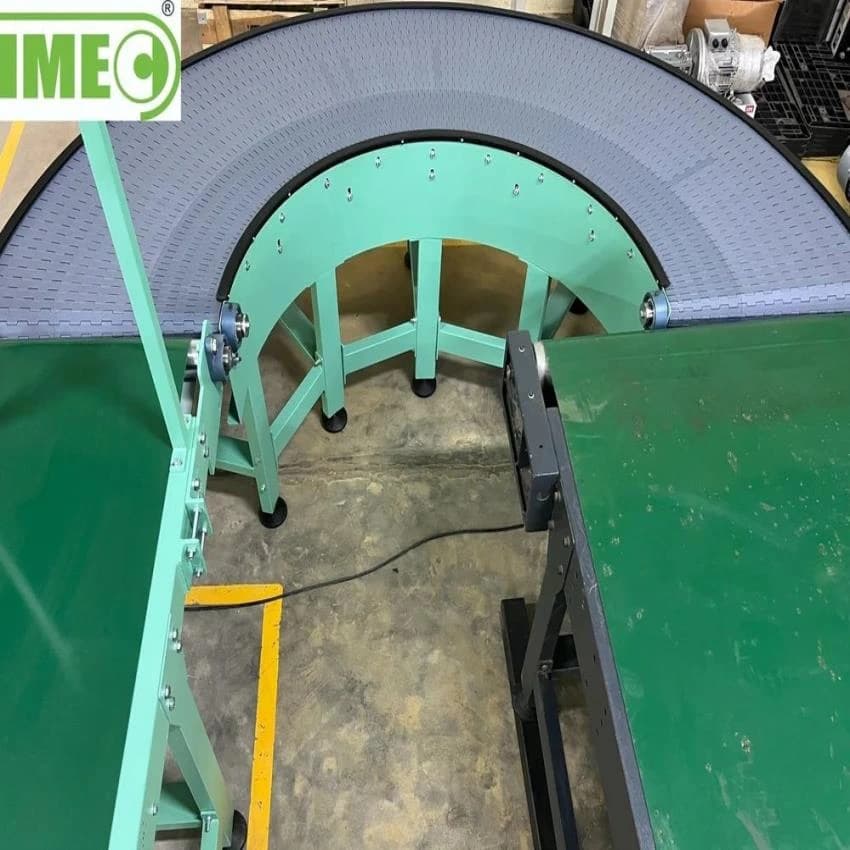 IMEC / CURVE 180 DEGREE POWER TURN MODULR BELT CONVEYOR, Load Capacity: 200 kg, Capacity: 50 kg