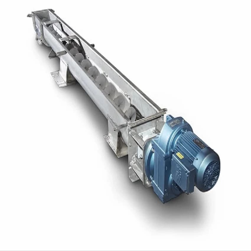 400 mm MS Mild Steel Screw Conveyor, Capacity: 100 Kg, 220 V