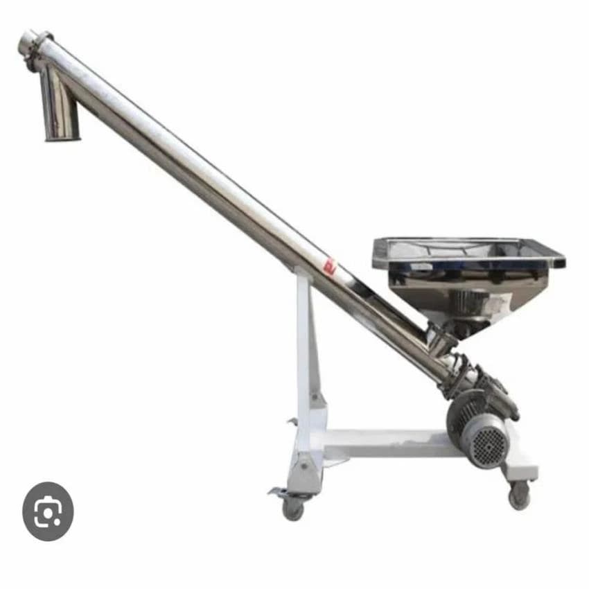 Stainless Steel Spiral Screw Conveyor, Capacity: 200 Kg