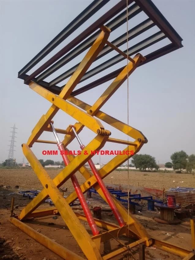 OMM MS Hydraulic Scissor Lift, Model Name/Number: IGLSL-01, Capacity: Upto 10 ton