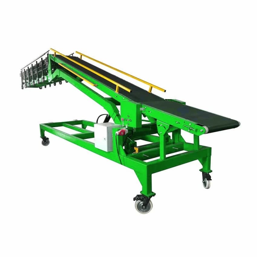 Stainless Steel Flexible Conveyors Loading Conveyor Systems, Capacity: 250 kg per feet