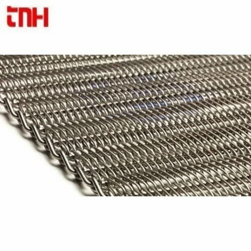SS Flat Wire Belt, Thickness: 1mm