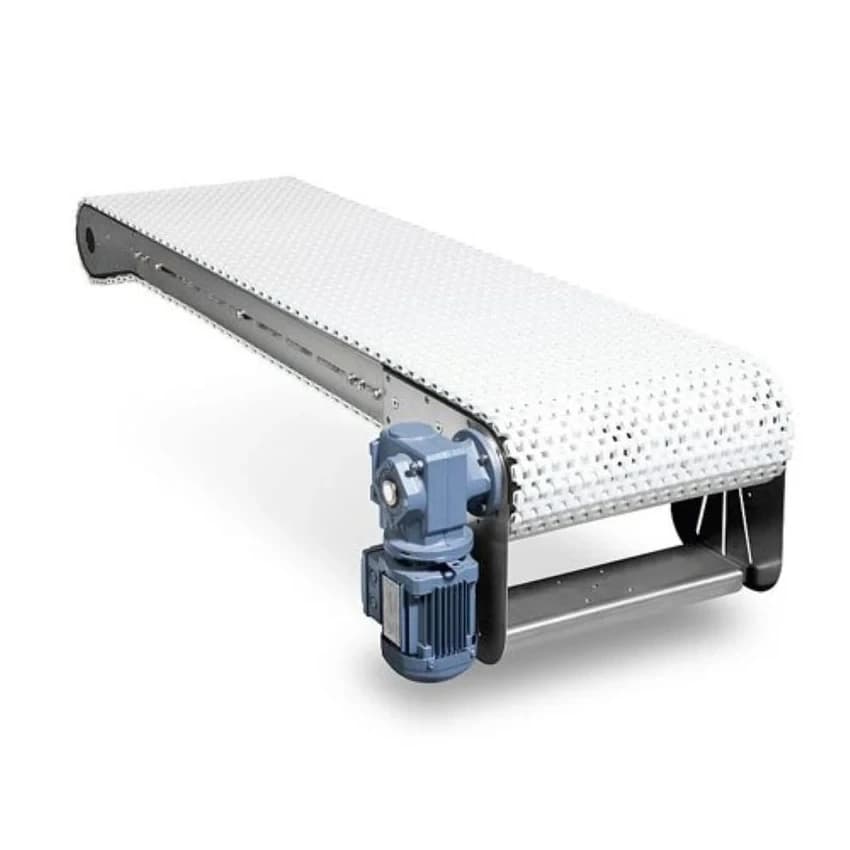 Mild Steel Modular Belt Conveyor, Belt Thickness: 8 mm