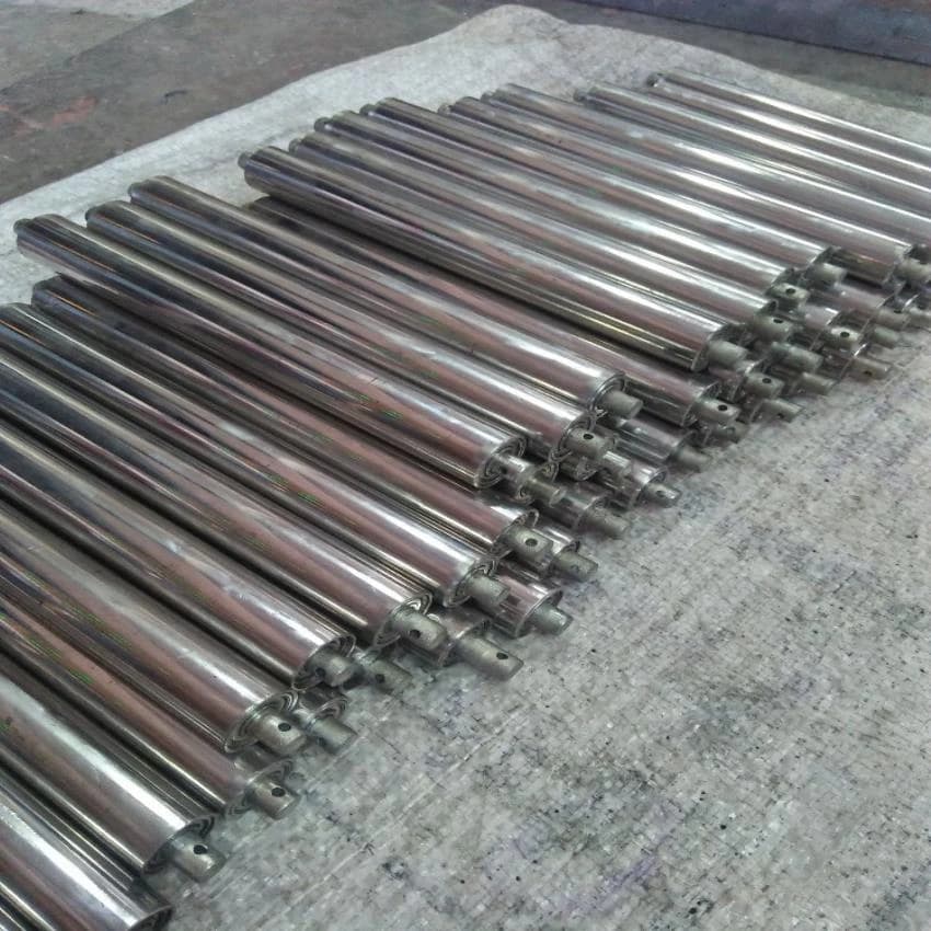 NIENT Steel Dia 22x200mm Length Roller for Gravity Conveyor, Roller Diameter: 22mm