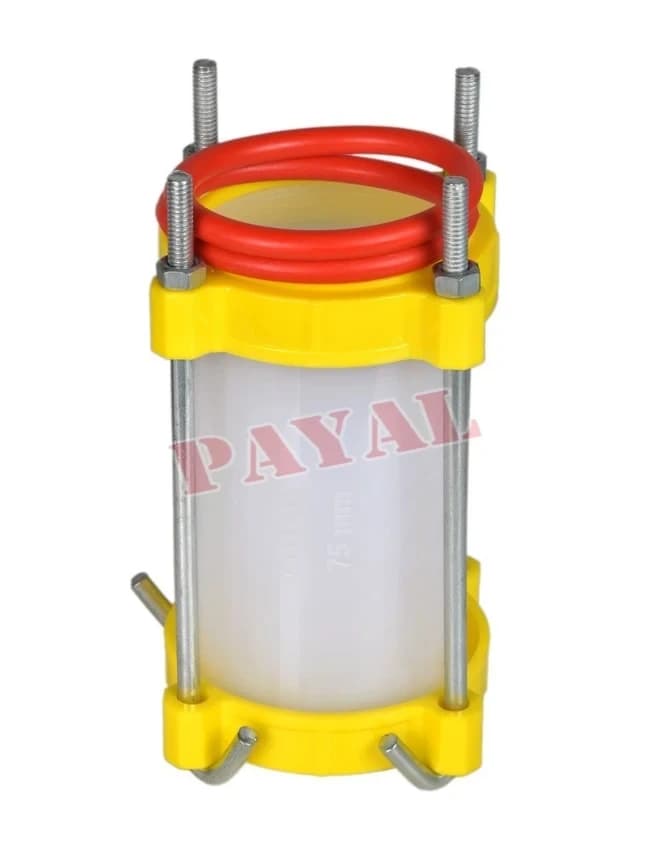 White,Red and Yellow Payal 250mm D Joint long, 10 INCH, For Agriculture Water Line
