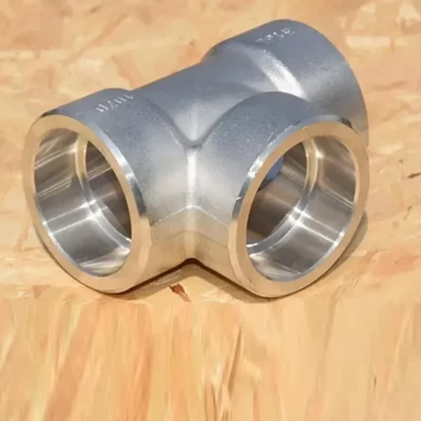 Monel Tee, Monel 400 Socket Weld Threaded Tee, Monel 400 Tee