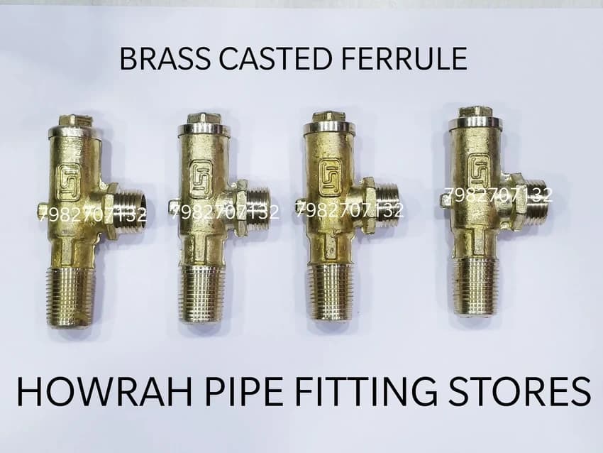 Tee Shaped 20mm Beriwal Brass Casted Ferrule, For Plumbing