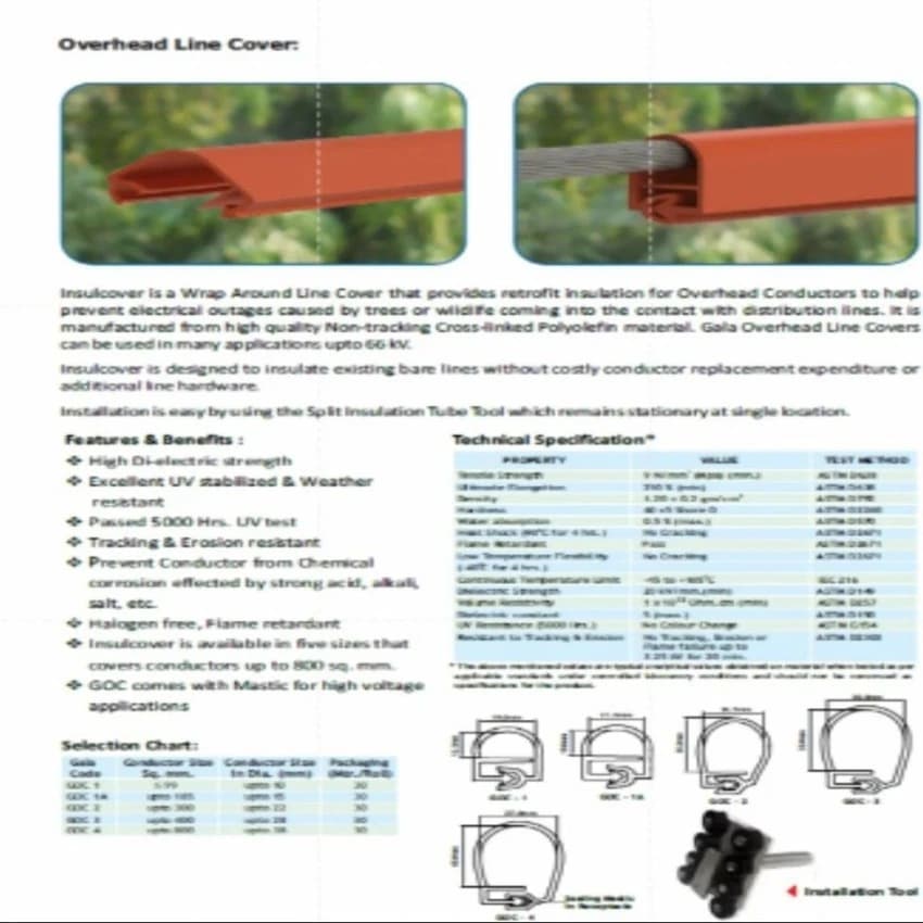 Rubber Overhead Line Cover