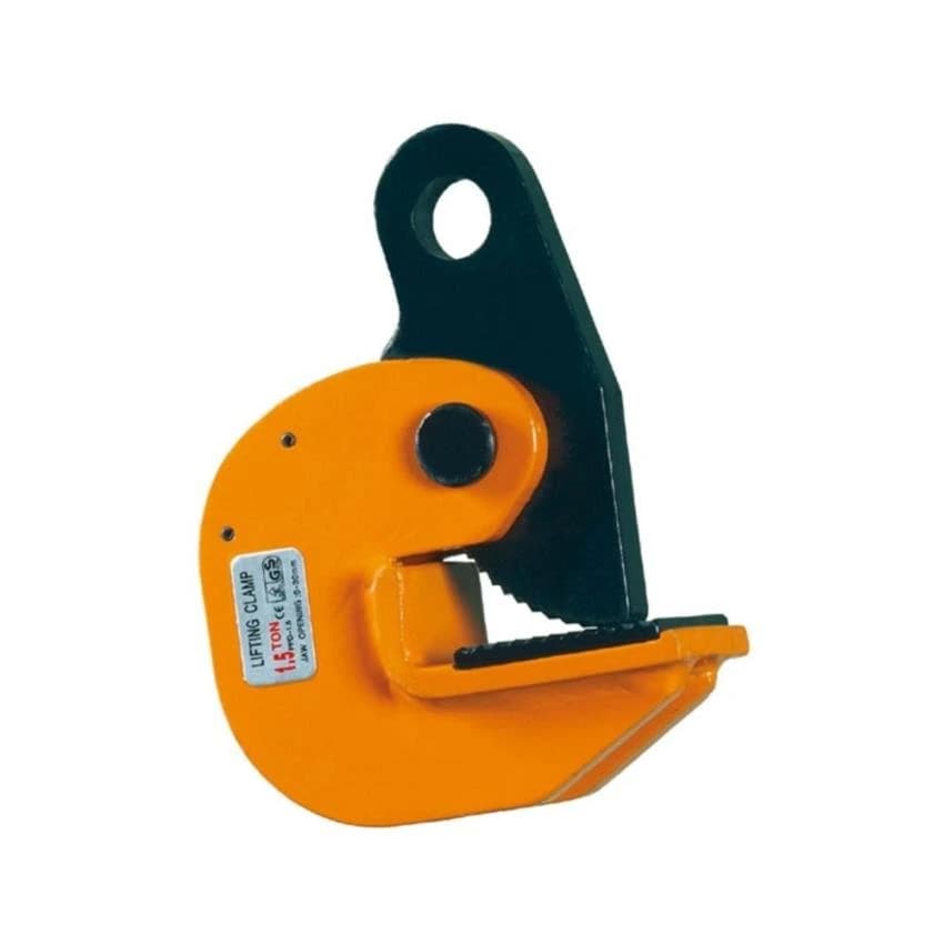 Orange Mild Steel Horizontal Plate Lifting Clamp, For Construction