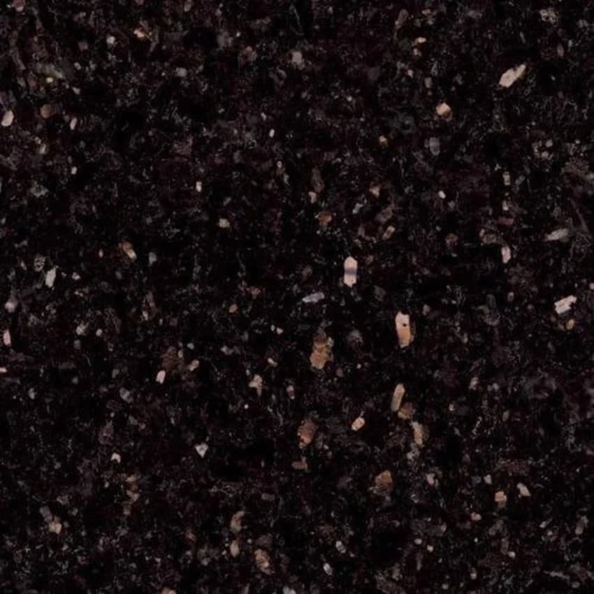 Black Galaxy Granite Slab, For Flooring, Thickness: 15-20 mm