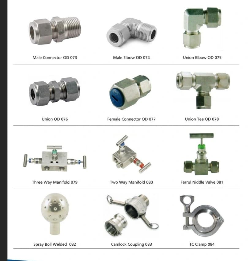 Ss Instrumentation Tube Fittings