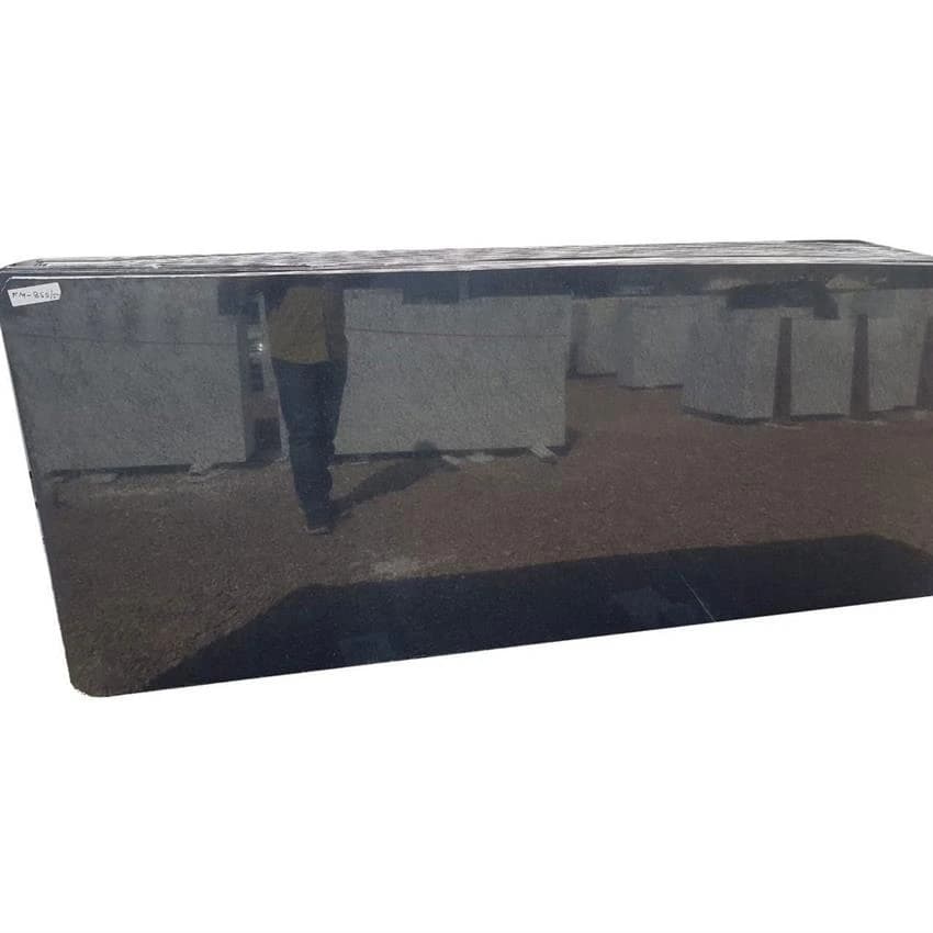 MHR Polished Finish Black Marble Slabs, Thickness: 18 mm, Size: 5x3 Feet