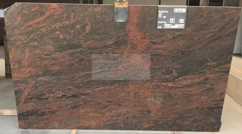 Red Granite Salab, For Flooring, Thickness: 16-17 mm
