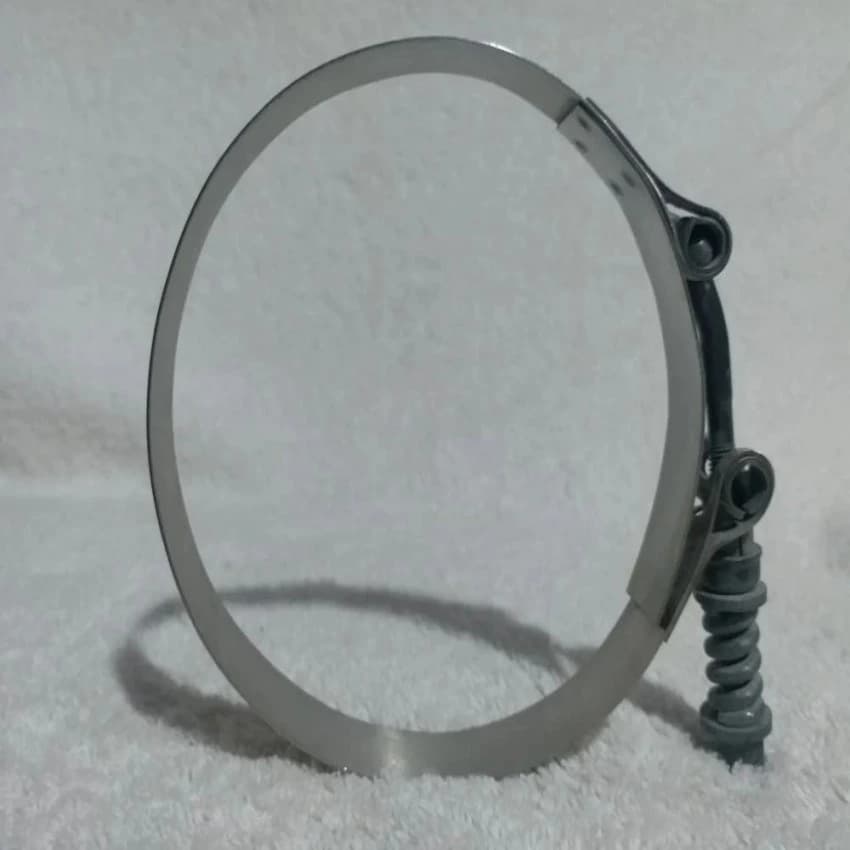 Stainless Steel 85mm Spring Loaded T Bolt Clamp, Medium Duty