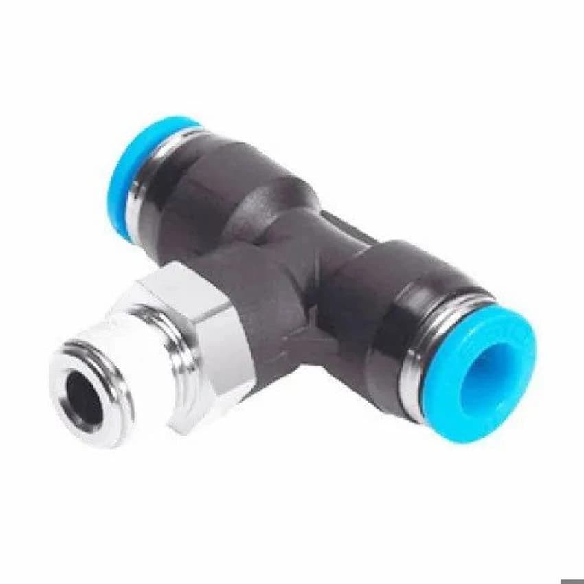 1 inch MS Male Branch Tee, For Pneumatic Connections
