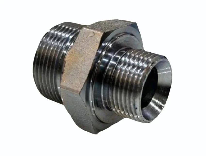 Ms Hydraulic Hex Nipple, For industrial