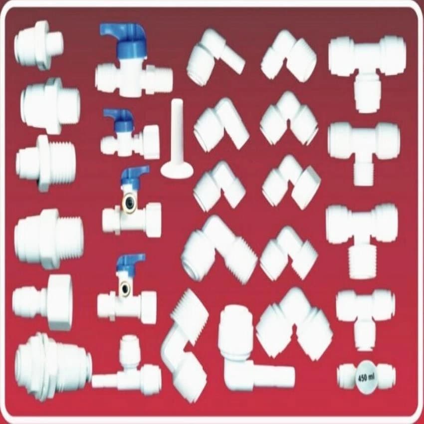 RO Fittings, Size: 1/4"" & 3/8"", for Domestic and Commercial Water Purifiers