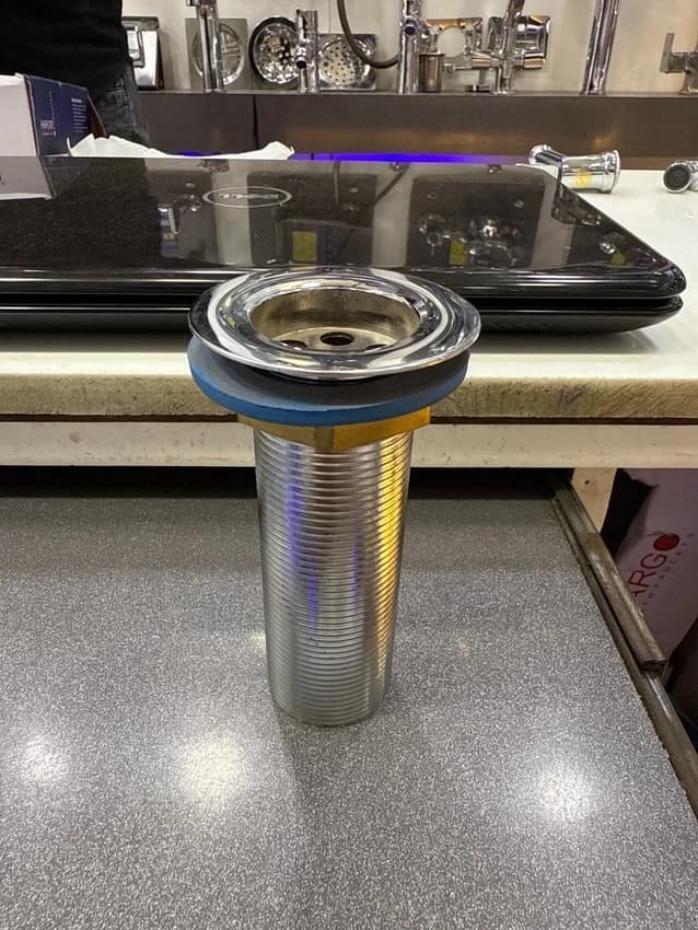 Stainless Steel CP Waste Coupling For Bathroom Fitting, Full Thread