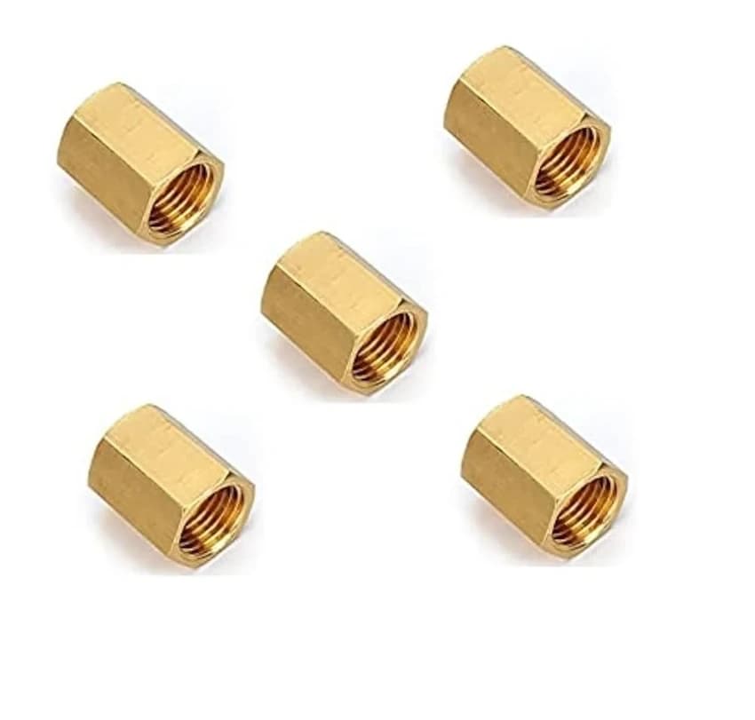 Ferrule Golden Brass Female Connector, Size: 1 inch, For Industrial