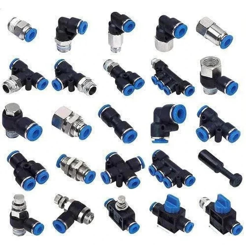 Brass Push In Fittings, For Pneumatic