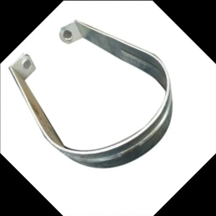 Zinc Plated MS Rod Hanger Sprinkler Clamp for 100 mm Pipe with M10 Thread