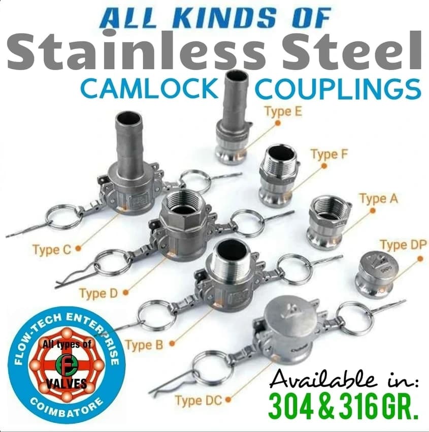 Stainless Steel 304 Camlock Coupling